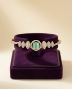 American Diamond Openable Kada – Elegant 2 Tone Party Bangle