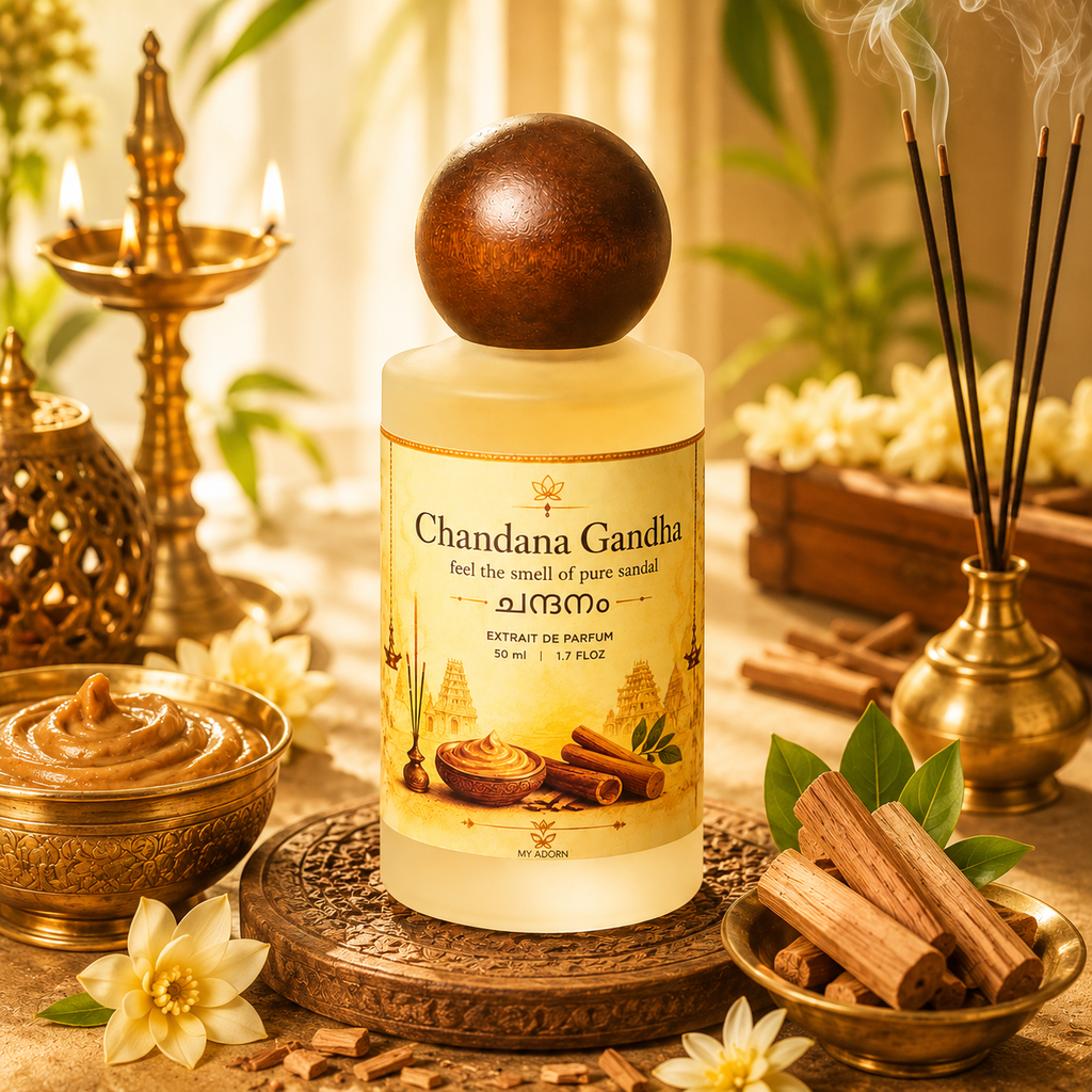 Chandana Gandha Sandalwood Fragrance Perfume 50ml | Extrait de Parfum