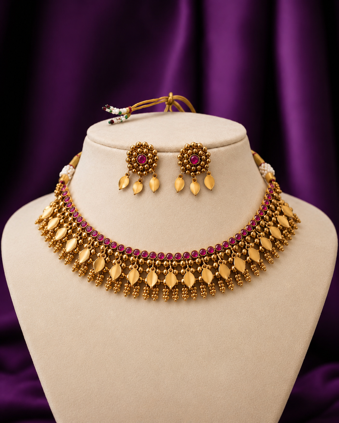 Kerala style Elakkathali Necklace - ae