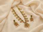 Heritage Temple Long Necklace Set - ae