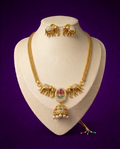 Antique Elephant Design Choker Set - ae