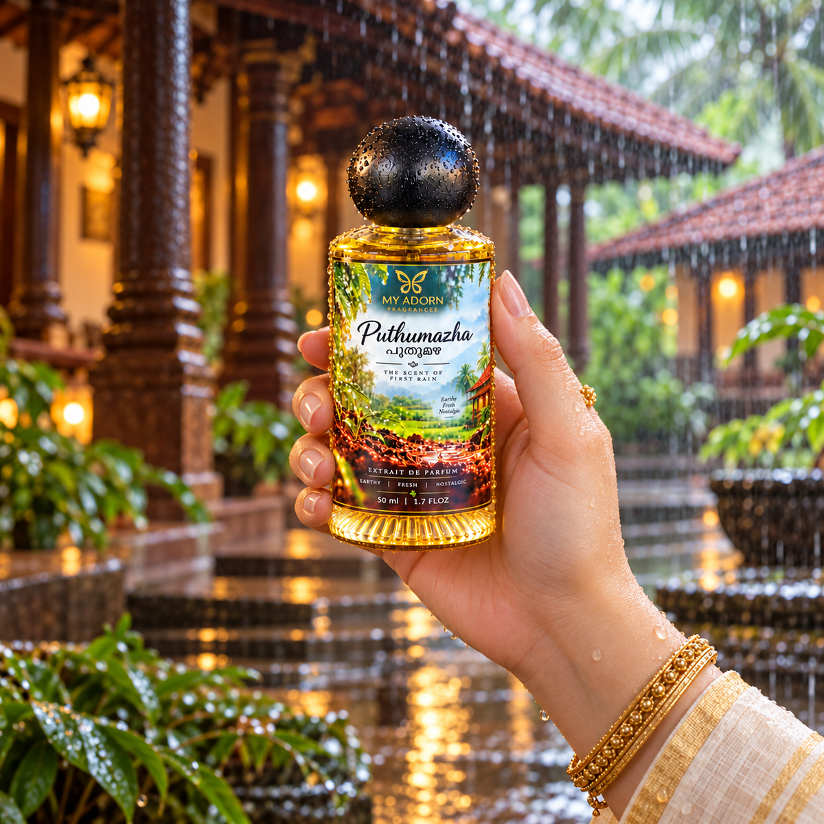 Puthumazha (First Rain) Fragrance Perfume 50ml | Extrait de Parfum UAE