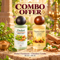 Chandana Gandha & Thulasi Chandanam Divine Fragrance Combo | 2 × 50ml Extrait de Parfum