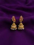 Pearl Drop Dancing Doll Jhumka Earrings - ae