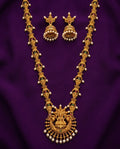 Lakshmi Pearl Long Necklace Set - ae