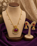 Traditional Temple Pendant Jewellery Set