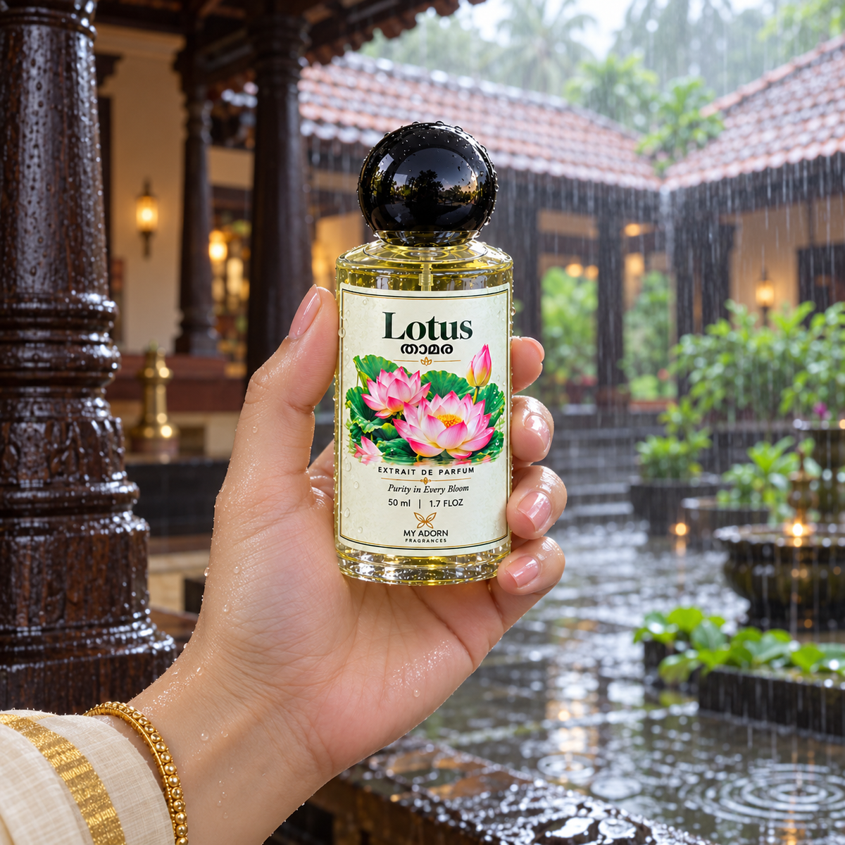 Lotus Fragrance Perfume 50ml | Extrait de Parfum